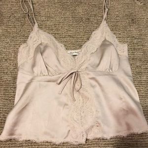 Abercrombie and Fitch silk top